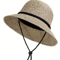 Perforated Straw Hat Summer Sun Hat Men Women
