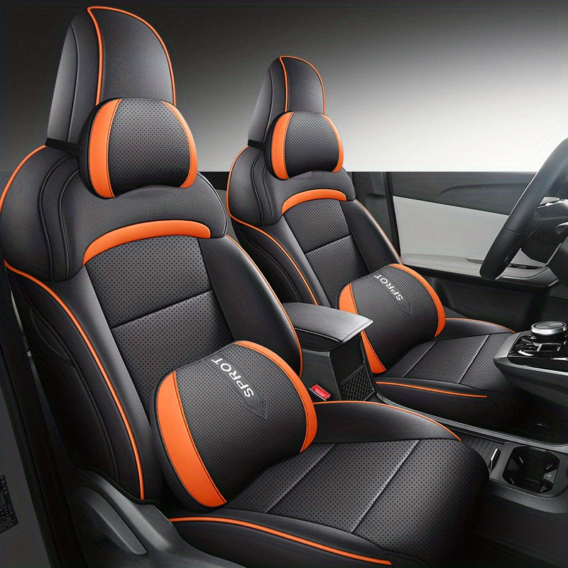 Leather Car Seat Cover For MG4 MULAN Winter Full Set