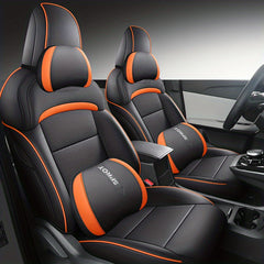 Leather Car Seat Cover For MG4 MULAN Winter Full Set