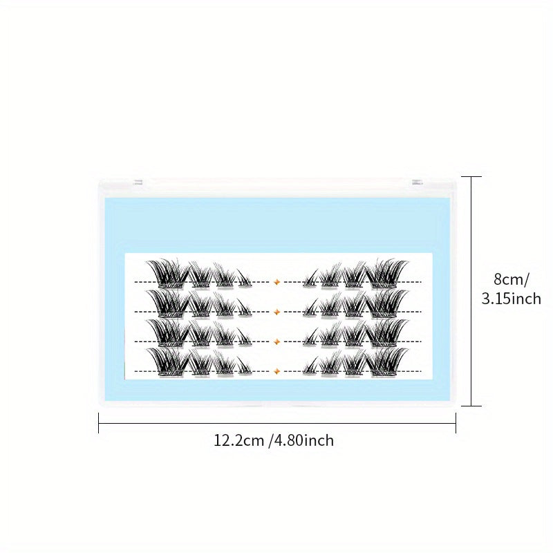 Cat Eye False Eyelashes Foxes Eye Segmented Lashes Extensions DIY