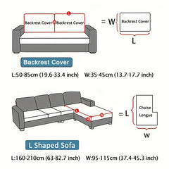 Waterproof Jacquard Sofa Slipcover Elastic Couch Cover