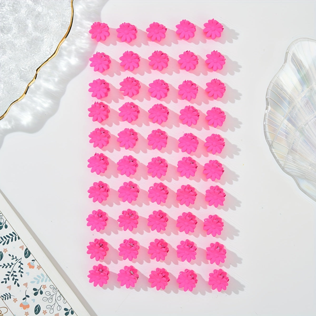 50pcs Mini Hair Claw Clip for Women Girls Baby Sweet Hair Claw