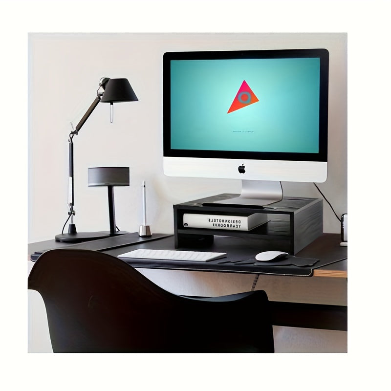 Monitor Stand Riser Office Desktop Organizer Stand For 1 Monitors