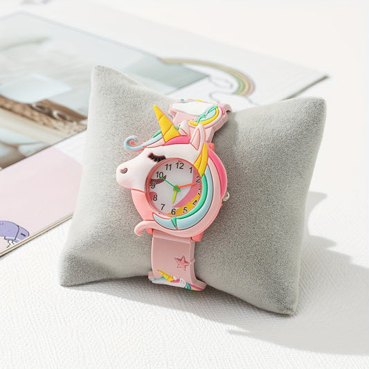 Cartoon Unicorn Watch Holiday Gift for Girls