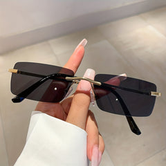 Rimless Sunglasses UV400 Candy Shades for Beach Party
