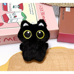 2pcs Cat Plush Doll Ornament Pillow Cat Toy Holiday Gift
