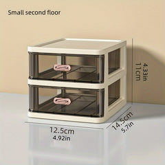 Desktop Storage Box Plastic Drawer Type Jewelry Hair Accessories Rack