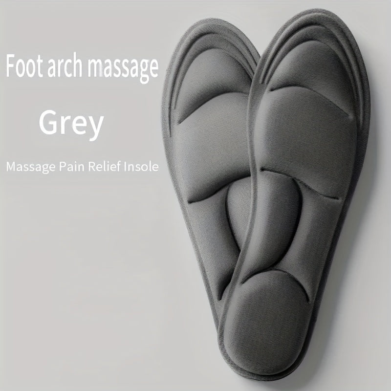 5D Shock Absorbing Sports Insole Memory Foam Shoe Pads