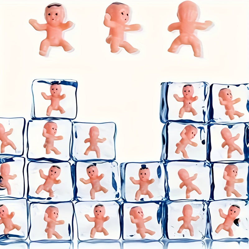 10pcs Mini Plastic Baby Toys for Cake Decoration or Dollhouse Accessories