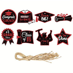8PCS Graduation Party Decoration Pendant Set