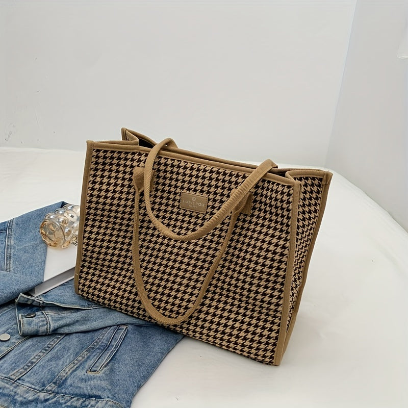 Large Capacity Tote Shoulder Bag Storage Bag For Work