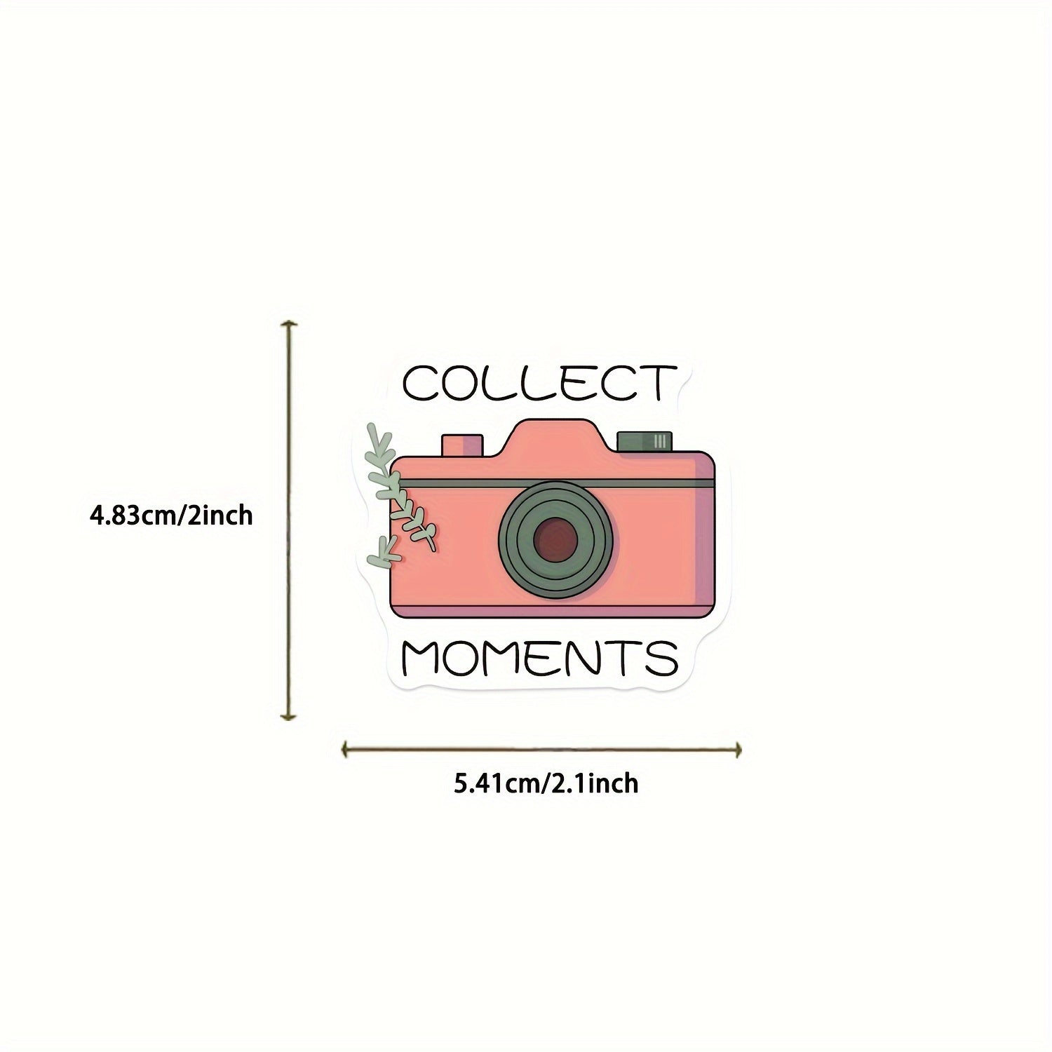 50pcs Camera Photography Waterproof Stickers for Decorating - Christmas Theme