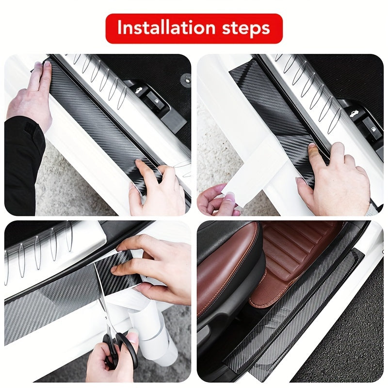 3D Carbon Fiber Roll Waterproof Car Sticker 5D Carbon Fiber Tape 18in