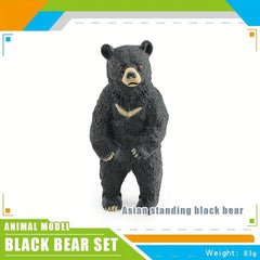 Realistic Wildlife Model Bear Moon Bear Static Desktop Decoration Toy