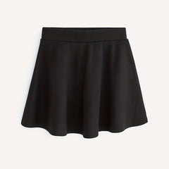 Girls High Waist Flared Knit Skirt For Kids