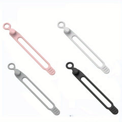 4pcs Reusable Silicone Cable Ties - Cord Organizer for Wires