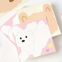 Cartoon Animal Student Message Book 100 Sheets