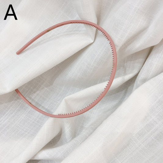 Frosted Candy Thin Hairband Headband Daily Sports Wash Face Hair Accessories