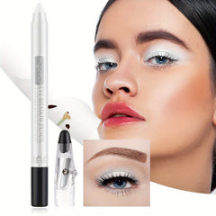 Shimmer Glitter Eyeshadow Pen Eyeliner Glue Eyelid Pearly Foam Pen 15 Colors