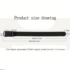 Men's Outdoor Sports Canvas Belt Decorative Clothing Accessories