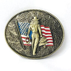 Western Cowboy Classic Belt Buckle