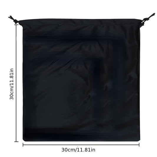 1pc Drawstring Storage Bag for Wardrobe Hanging Dustproof Organizer
