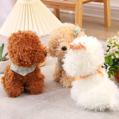 23 cm Scarf Simulation Dog Plush Toy Candy Dog Plush Doll Gift