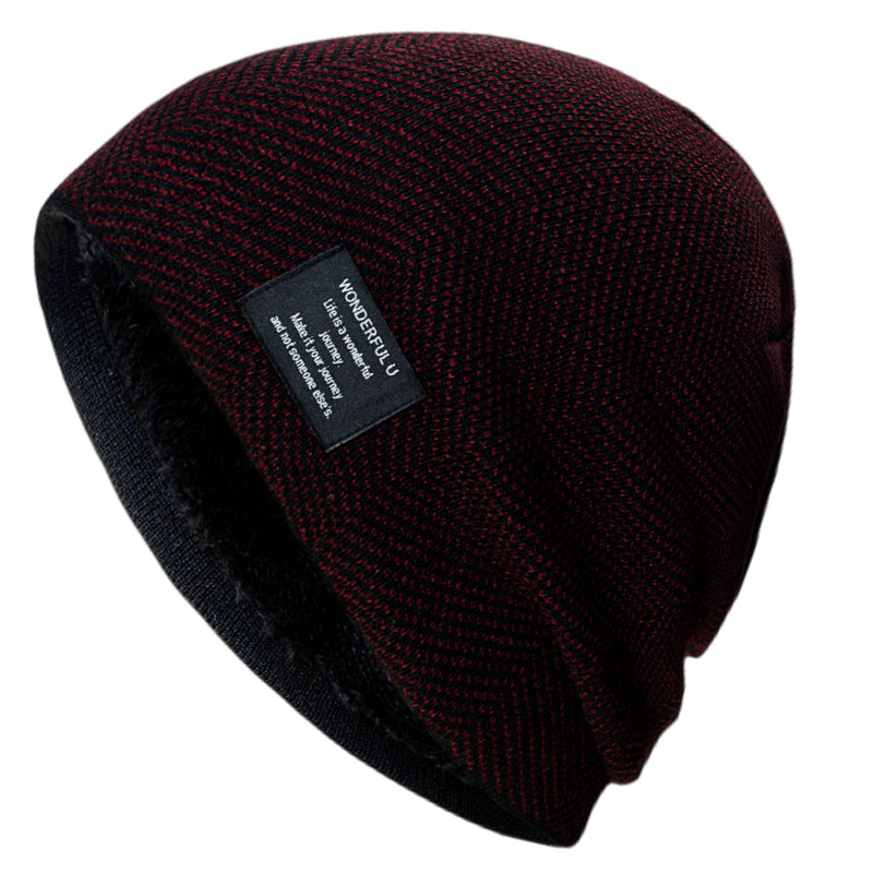 Stay Warm This Winter Knit Hats with Plus Velvet