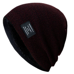 Stay Warm This Winter Knit Hats with Plus Velvet