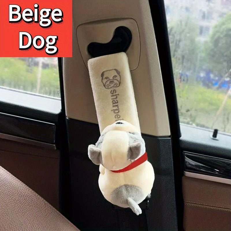 3D Car Seat Belt Shoulder Pads For Dogs Cats Bears