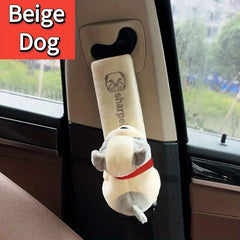 3D Car Seat Belt Shoulder Pads For Dogs Cats Bears