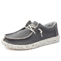 Men's Lightweight Canvas Slip On Loafers