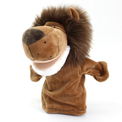 Long Haired Lion Hand Puppet - Cute Plush Toy