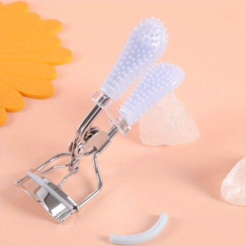 Stainless Steel Eyelash Curler With Non Slip Handle