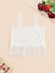 Jacquard Lace Tank Bra Seamless Wireless Bra