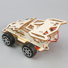 DIY 4WD Racing Car Kit with Plywood Frame