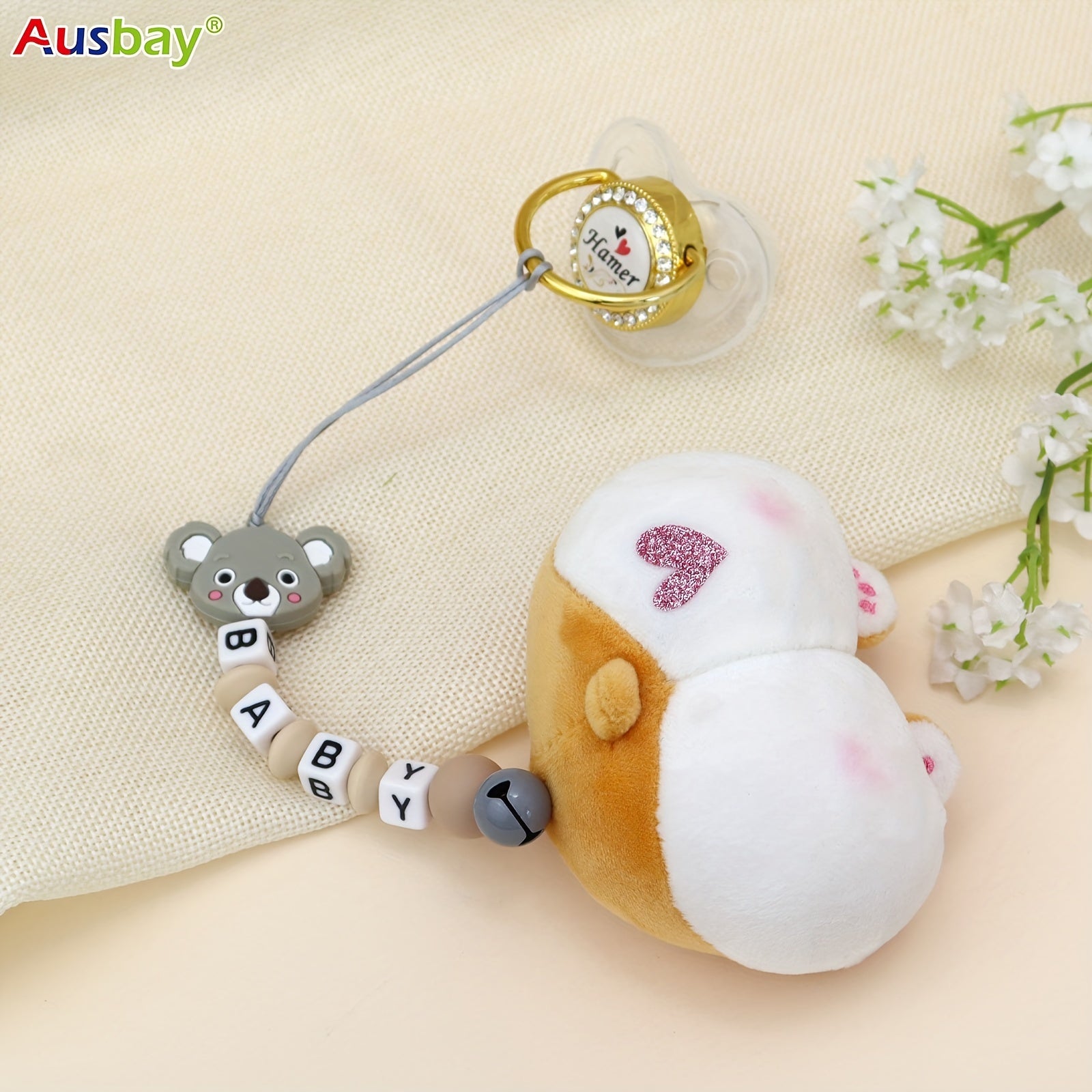 Personalized Baby Pacifier Holder Ideal Gift For Baby Shower