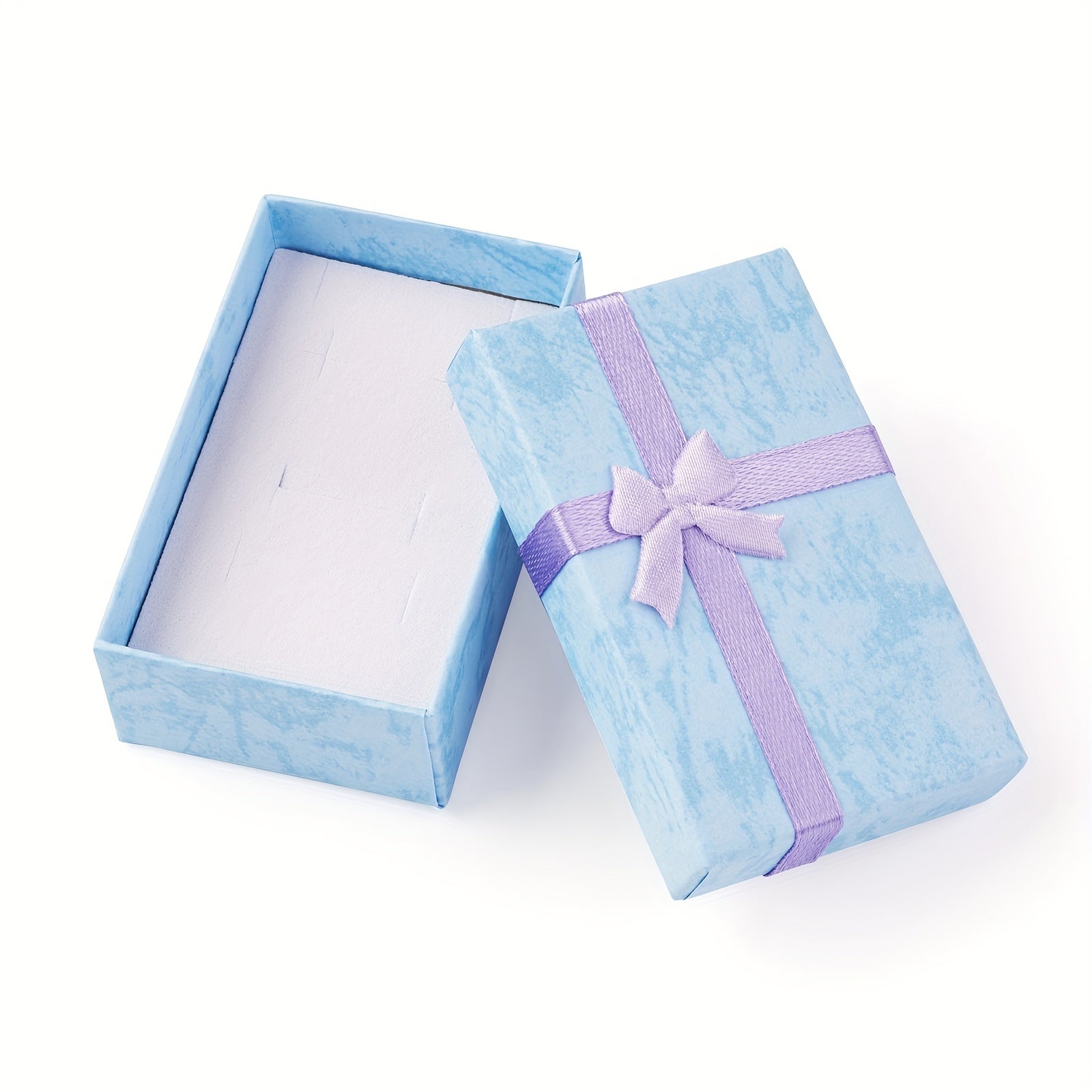 12pcs Jewelry Set Box With Sponge Pad For Anniversary Wedding Baby Shower