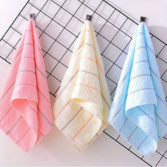 3pcs Soft Cotton Hand Towel Quick Drying Absorbent 30x99cm