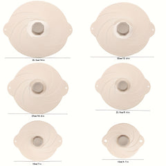 6pcs Silicone Suction Lids Heat Resistant Reusable Microwave Cover