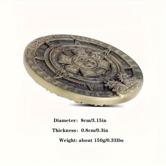Metal Double Sided Carving Historical Cultural Elements