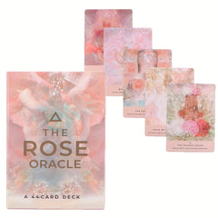44pcs Tarot Cards Board Game Cards Rose Oracle Cards