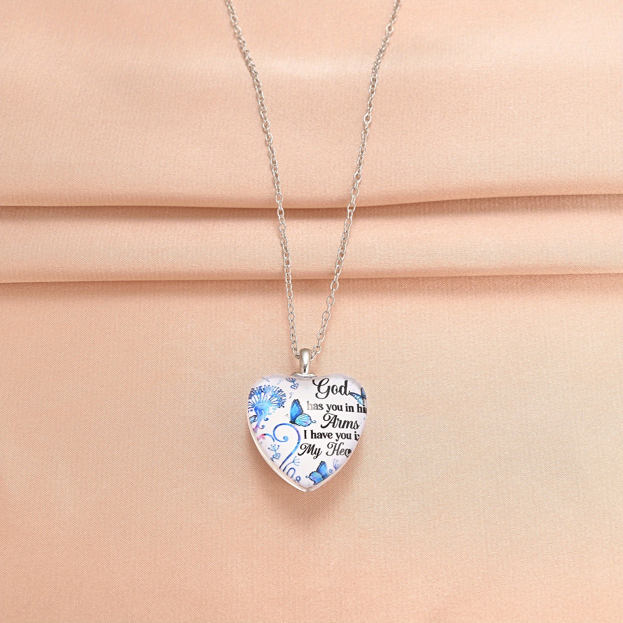 Butterfly Crystal Pendant Necklace Christmas Party Gift