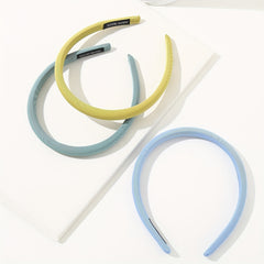 Sponge Solid Headband Press Hair Clip Sweet Hair Accessories
