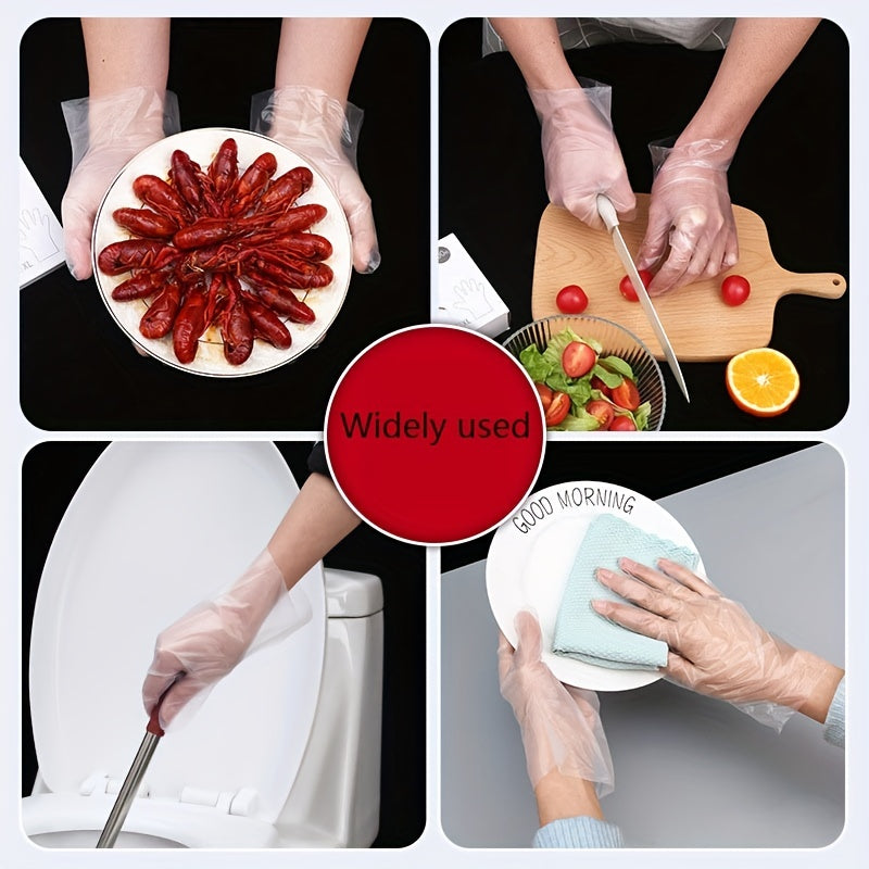 100 Eco Friendly Disposable Gloves for Food Handling Catering