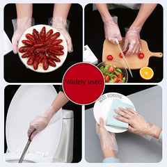 100 Eco Friendly Disposable Gloves for Food Handling Catering