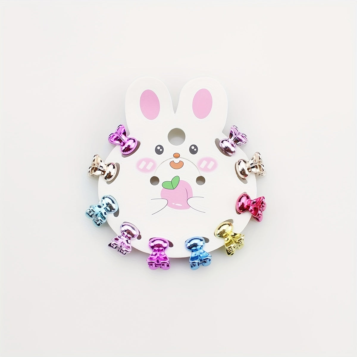 10pc Small Rabbits Hair Clips Claw Clips Hair Accessories For Girls Kids