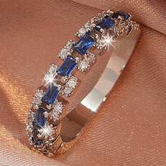 CZ Finger Ring For Women Bride Wedding Party Gift