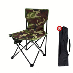Outdoor Chair with Insulated Storage Bag and Backrest