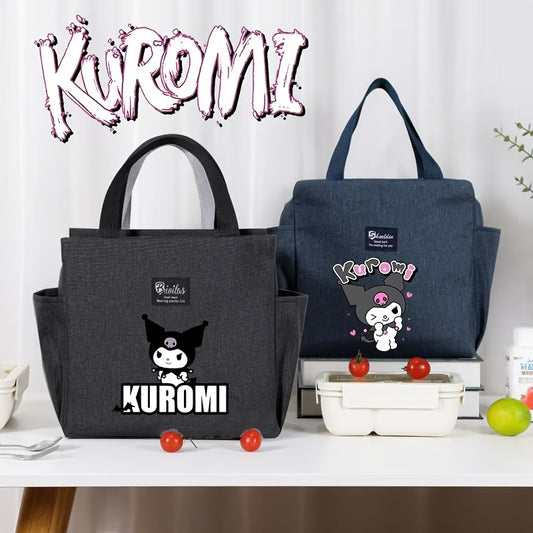 Kuromi Lunch Bag Bento Carrier Insulated Cooler Adorable Cartoon Design
